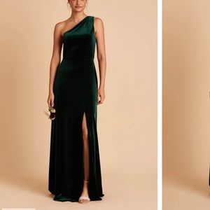 Birdy Grey KIRA DRESS - VELVET EMERALD - size s bridesmaids dress